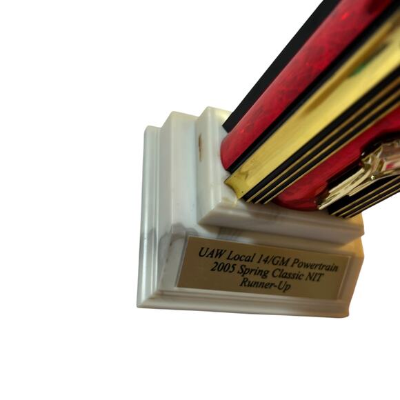 tall baseball boy batter Trophy - Picture 4 of 14